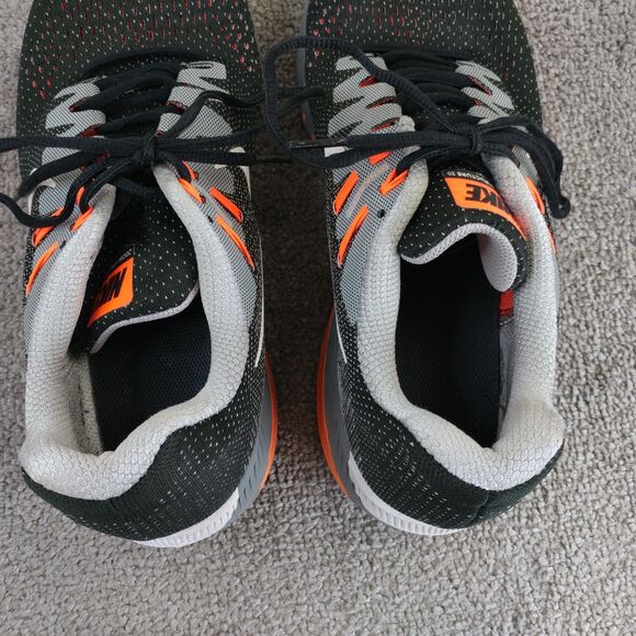 Nike Air Zoom Structure 20 Mens Size 13 Running Shoes Black Gray Sneakers - Picture 9 of 10